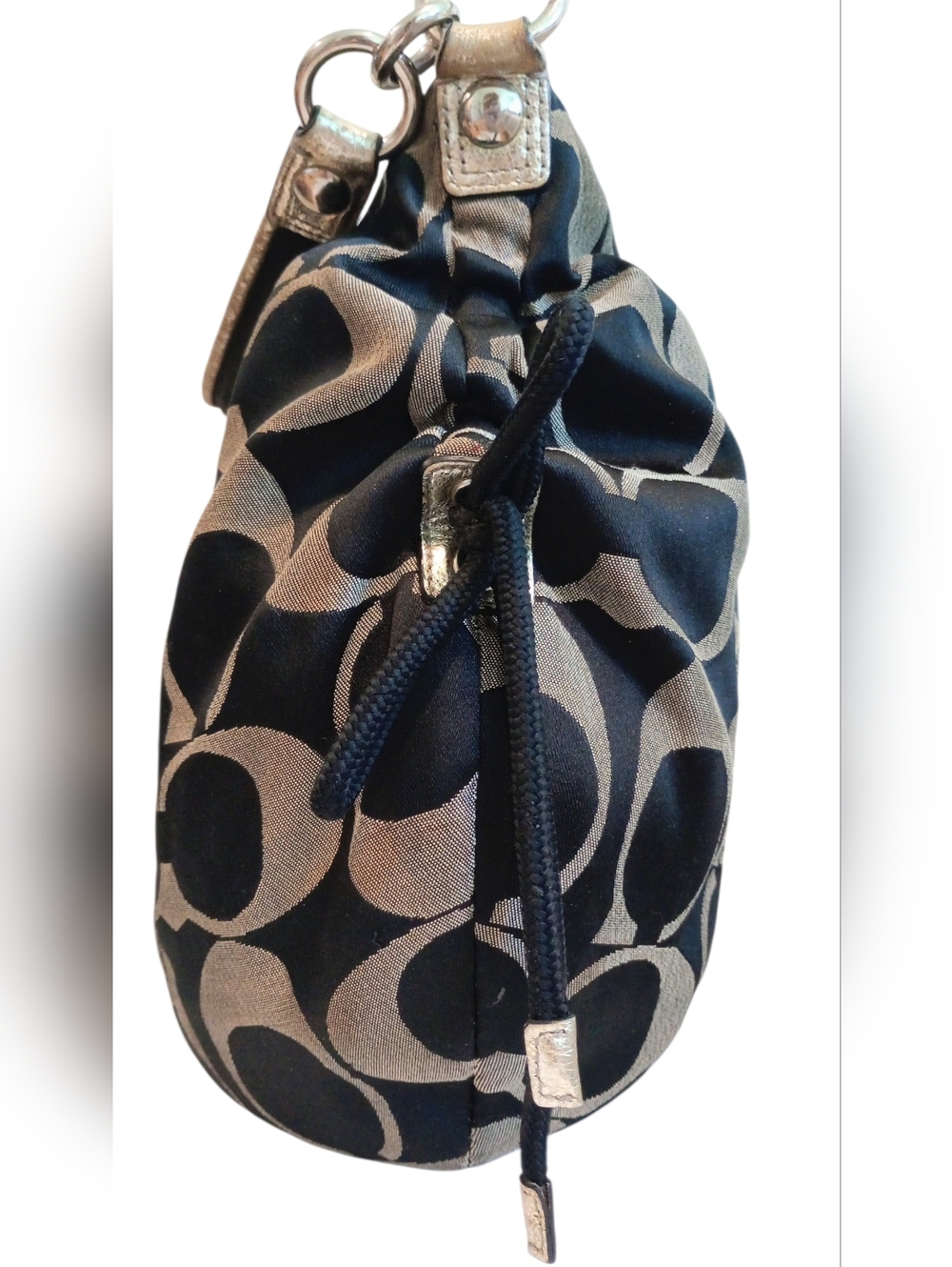 Coach Poppy Signature Hobo Style Shoulder Bag PROJECT BAG - Picture 6 of 14
